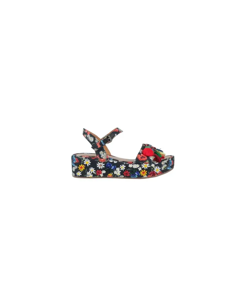 Coral Blue SCHUHE - Sandalenauf YOOX.COM Schwarz