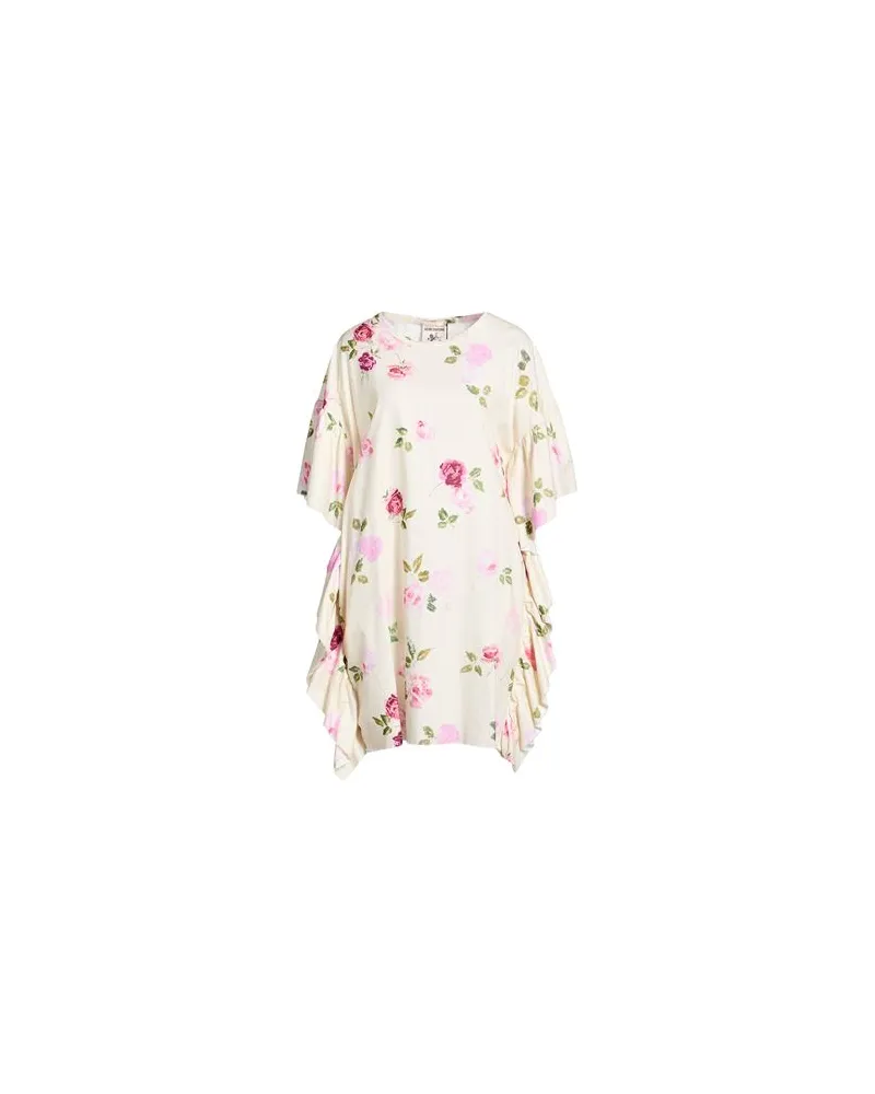 Semicouture KLEIDER - Mini-Kleiderauf YOOX.COM Cremeweiß