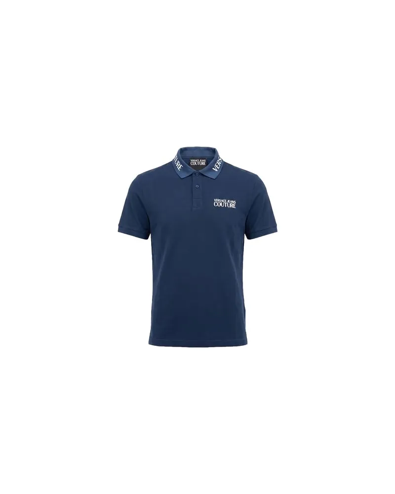 Versace Jeans TOPS - Poloshirtsauf YOOX.COM Marineblau