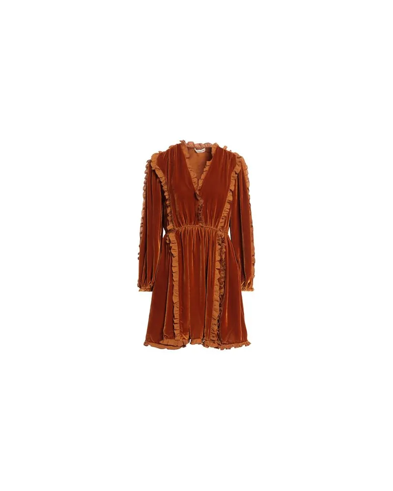 Ulla Johnson KLEIDER - Mini-Kleiderauf YOOX.COM Rostrot