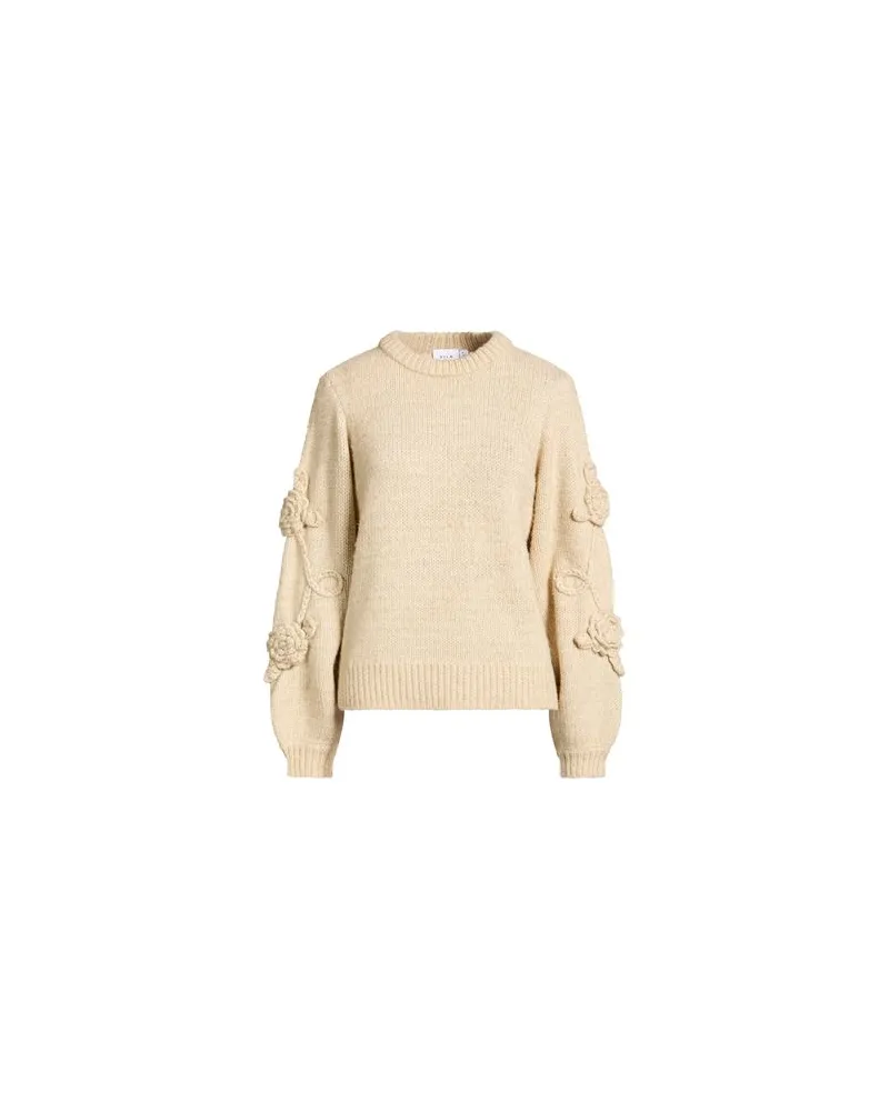 Vila STRICKWAREN - Pulloverauf YOOX.COM Beige