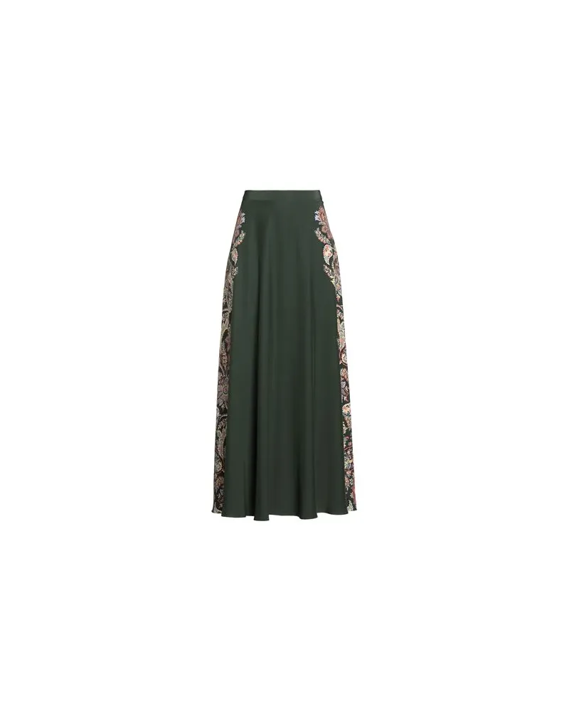 Etro HOSEN & RÖCKE - Maxi-Röckeauf YOOX.COM Dunkelgrün