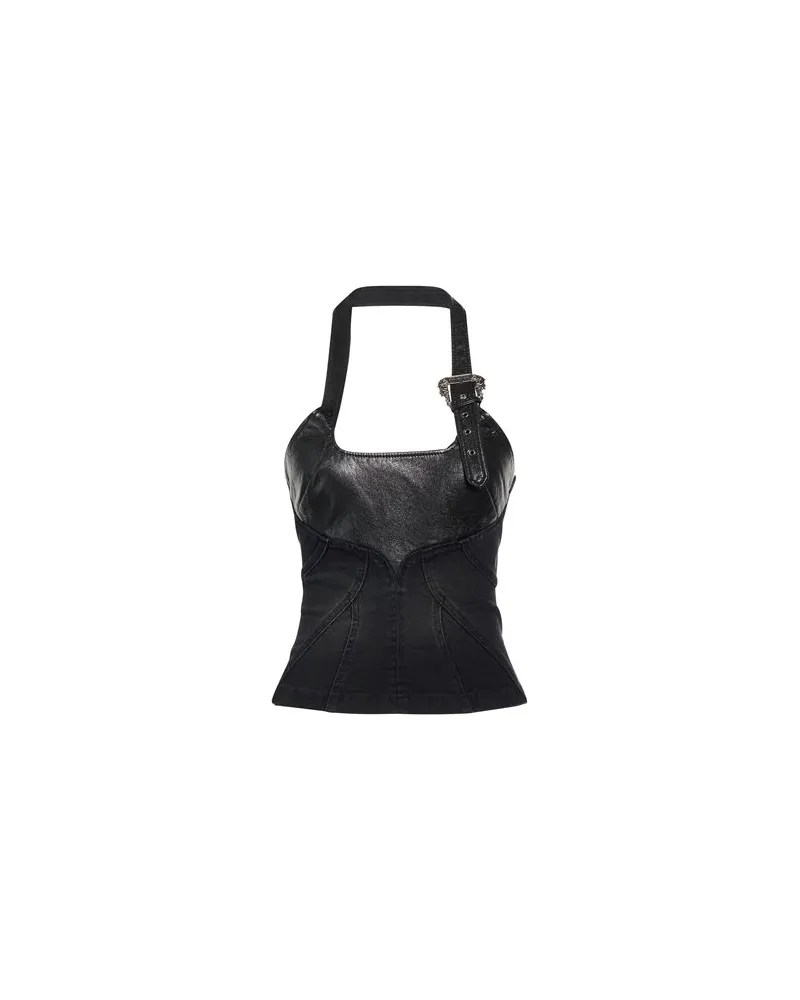 Versace Jeans TOPS - Topsauf YOOX.COM Schwarz