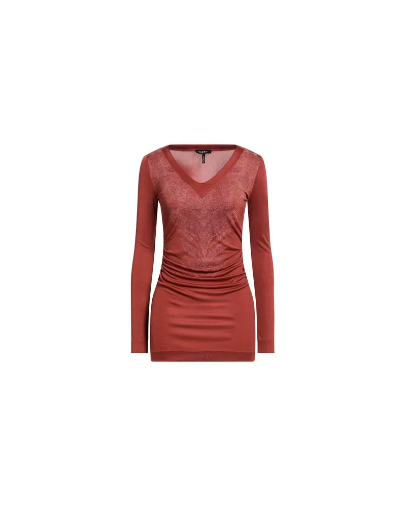 Byblos TOPS - T-shirtsauf YOOX.COM Ziegelrot