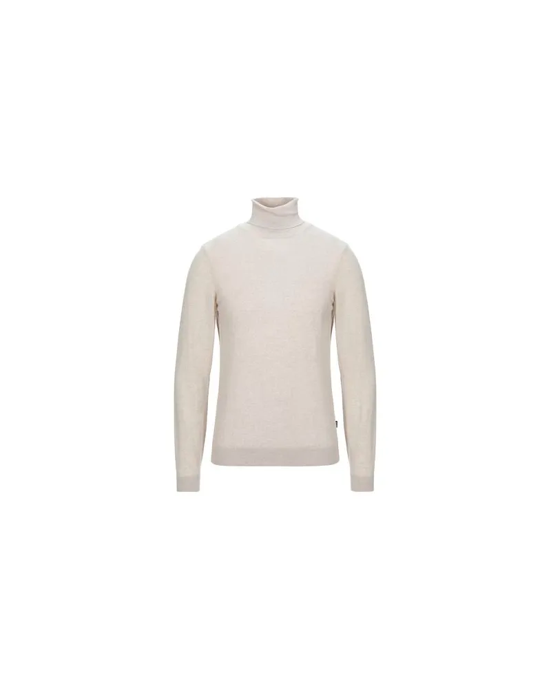HUGO BOSS STRICKWAREN - Rollkragenpulloverauf YOOX.COM Beige
