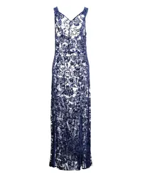 Norma Kamali Maxi-Kleid Marineblau