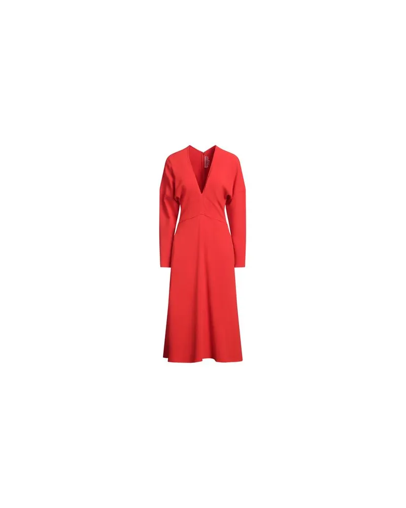 Victoria Beckham KLEIDER - Midi-Kleiderauf YOOX.COM Rot