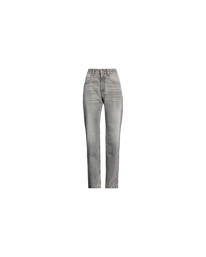 Brunello Cucinelli HOSEN & RÖCKE - Jeanshosenauf YOOX.COM Grau