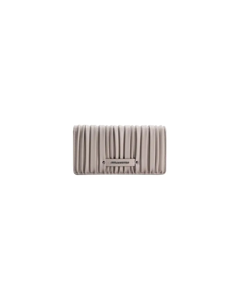 Karl Lagerfeld K/KUSHION CONT FLAP WLT  - Kleinlederwaren - Brieftaschenauf YOOX.COM Maulwurfsgrau