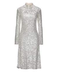 L'Autre Chose Midi-Kleid Silber