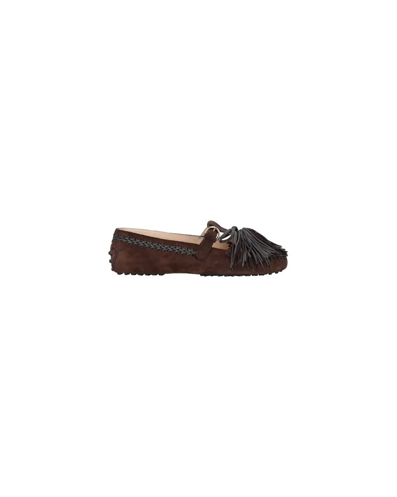 TOD'S SCHUHE - Mokassinsauf YOOX.COM Schokobraun