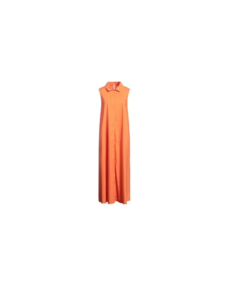 IMPERIAL KLEIDER - Maxi-Kleiderauf YOOX.COM Orange