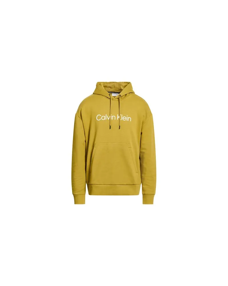 Calvin Klein TOPS - Sweatshirtsauf YOOX.COM Limettengrün