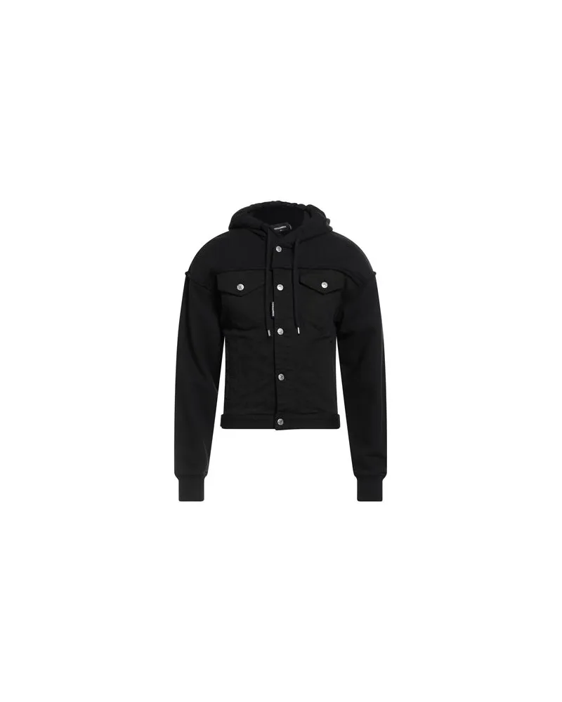 Dsquared2 JACKEN & MÄNTEL - Jeansjacken/Mäntelauf YOOX.COM Schwarz