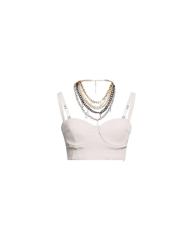 Elisabetta Franchi TOPS - Topsauf YOOX.COM Hellgrau
