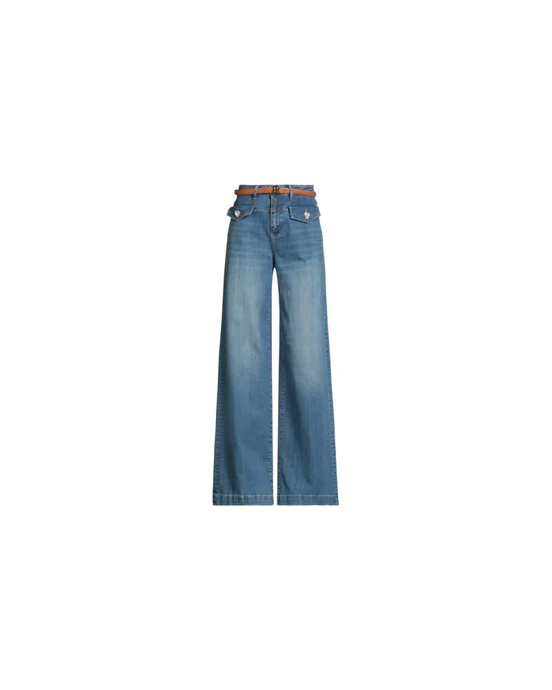 Fracomina HOSEN & RÖCKE - Jeanshosenauf YOOX.COM Blau