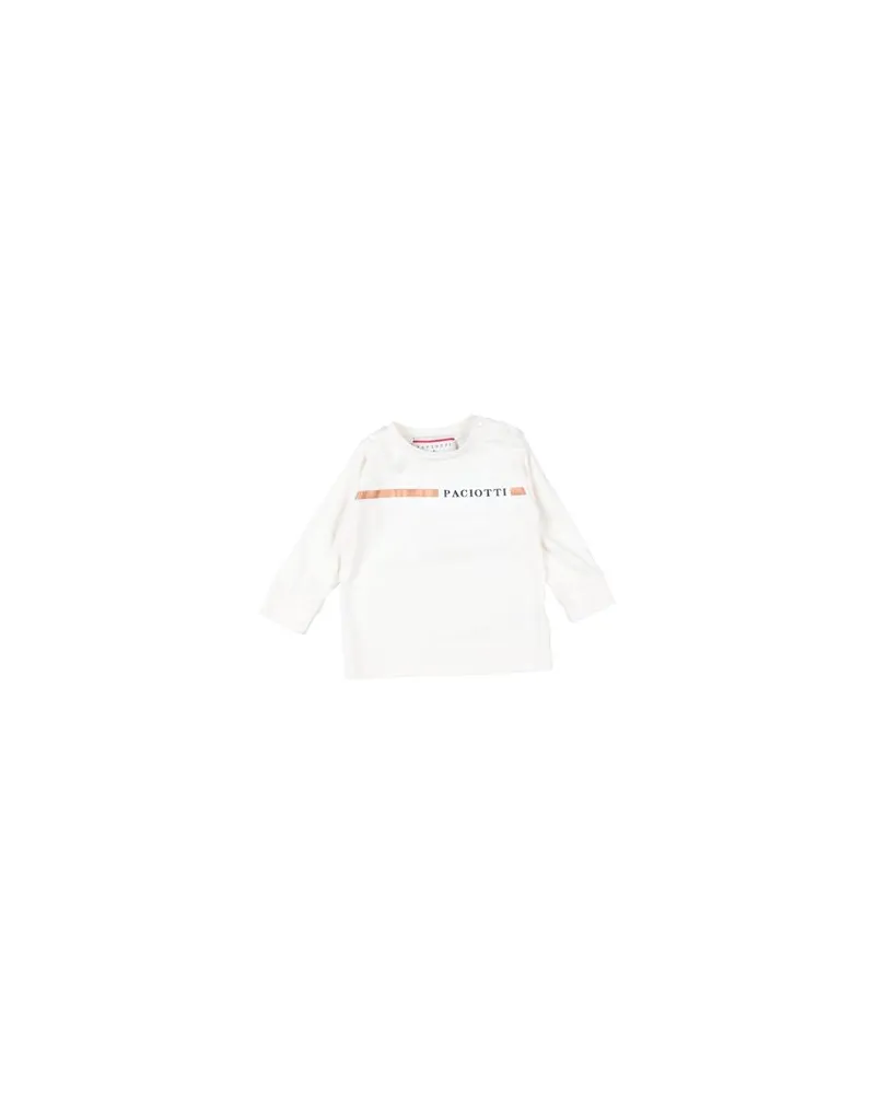 Cesare Paciotti TOPS - T-shirtsauf YOOX.COM Cremeweiß