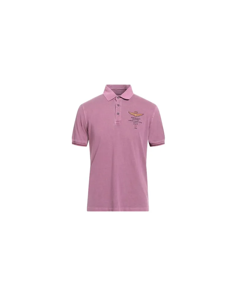 Aeronautica Militare TOPS - Poloshirtsauf YOOX.COM Pflaume