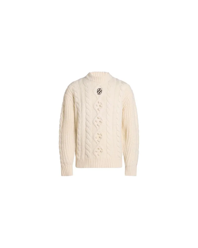 Drôle de Monsieur STRICKWAREN - Pulloverauf YOOX.COM Cremeweiß