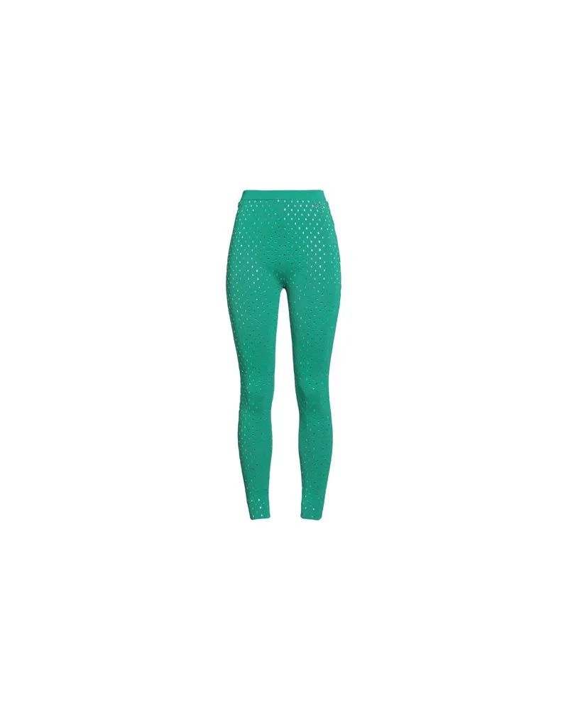 Elisabetta Franchi HOSEN & RÖCKE - Leggingsauf YOOX.COM Smaragdgrün