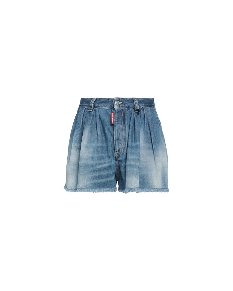 Dsquared2 HOSEN & RÖCKE - Jeansshortsauf YOOX.COM Blau
