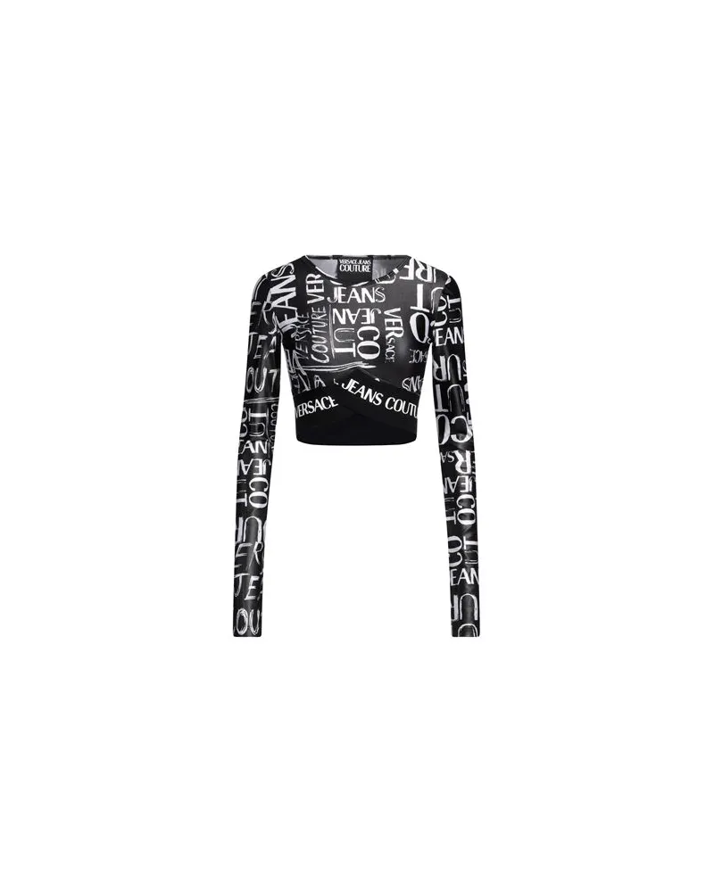 Versace Jeans TOPS - T-shirtsauf YOOX.COM Schwarz