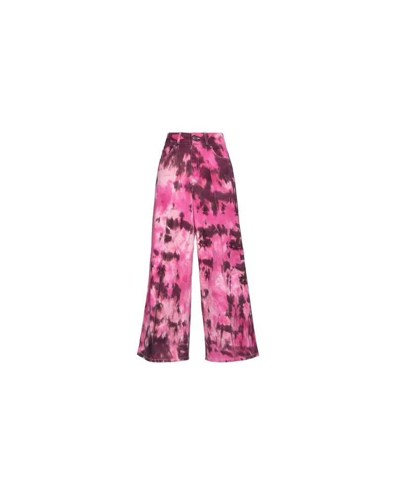 AMI Paris HOSEN & RÖCKE - Hosenauf YOOX.COM Fuchsia