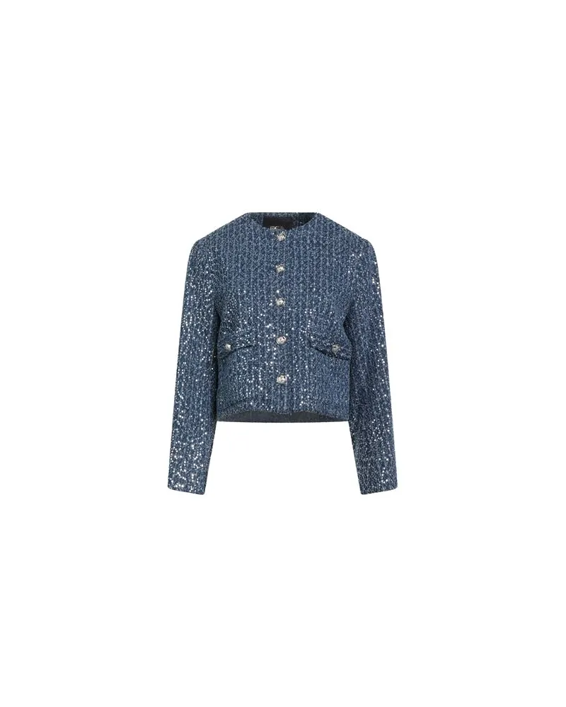 Maje JACKEN & MÄNTEL - Jeansjacken/Mäntelauf YOOX.COM Blau