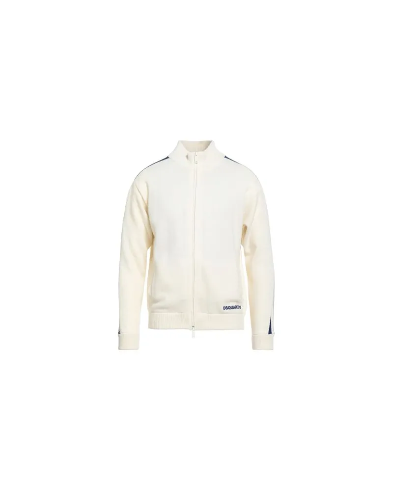 Dsquared2 STRICKWAREN - Strickjackenauf YOOX.COM Cremeweiß