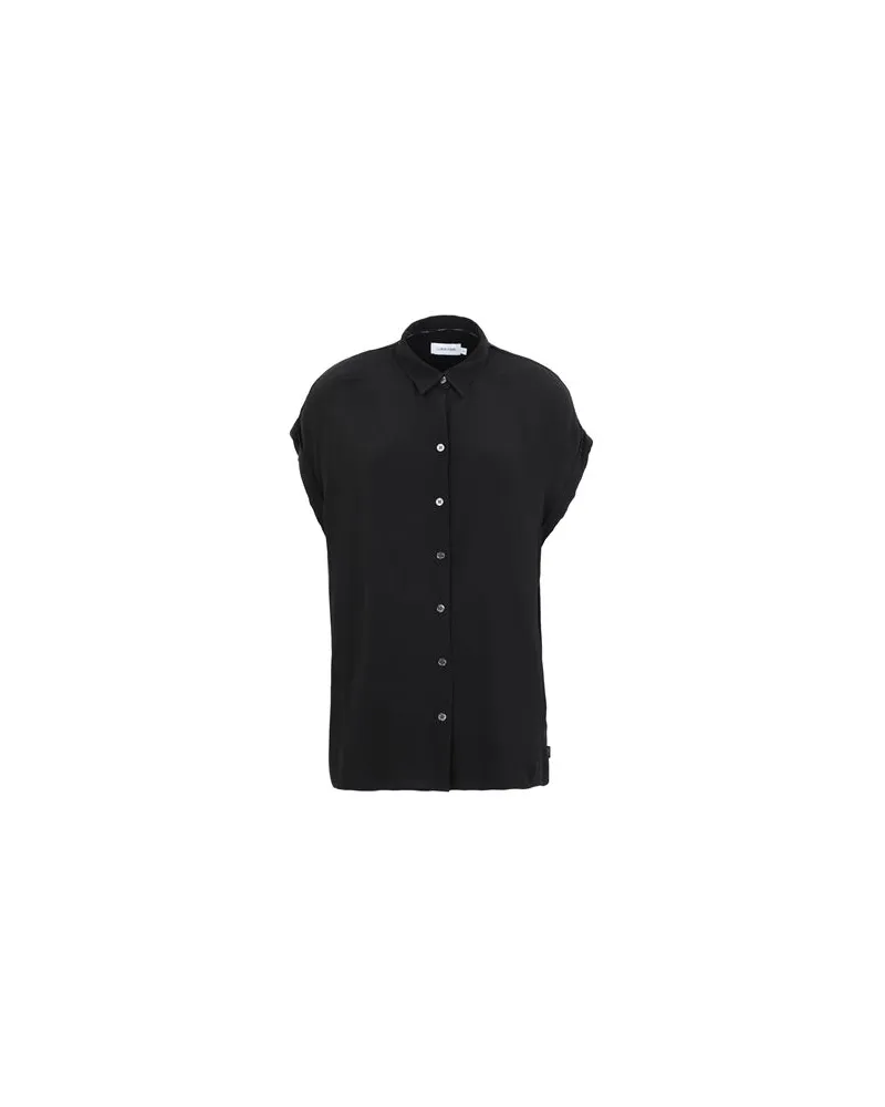 Calvin Klein SS TURN UP SHIRT   - TOPS - Hemdenauf YOOX.COM Schwarz