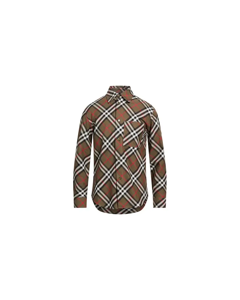 Burberry TOPS - Hemdenauf YOOX.COM Militärgrün