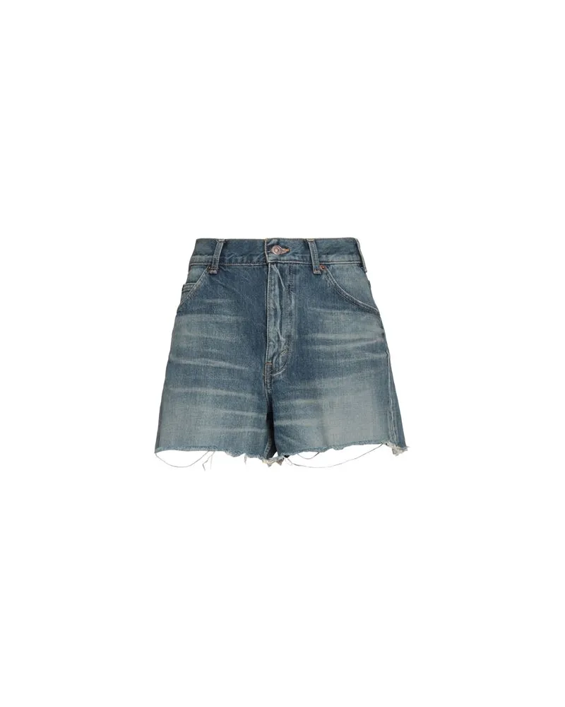 Celine HOSEN & RÖCKE - Jeansshortsauf YOOX.COM Blau