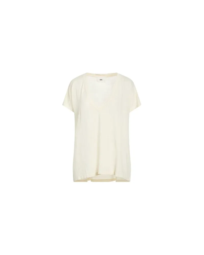SOLOTRE TOPS - T-shirtsauf YOOX.COM Cremeweiß