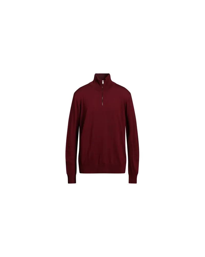 Burberry STRICKWAREN - Rollkragenpulloverauf YOOX.COM Bordeaux