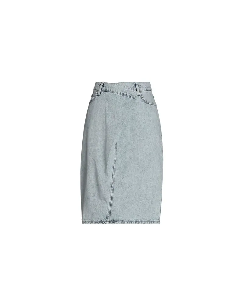 Karl Lagerfeld KLJ FOLDED MIDI DENIM SKIRT - HOSEN & RÖCKE - Jeansröckeauf YOOX.COM Blau