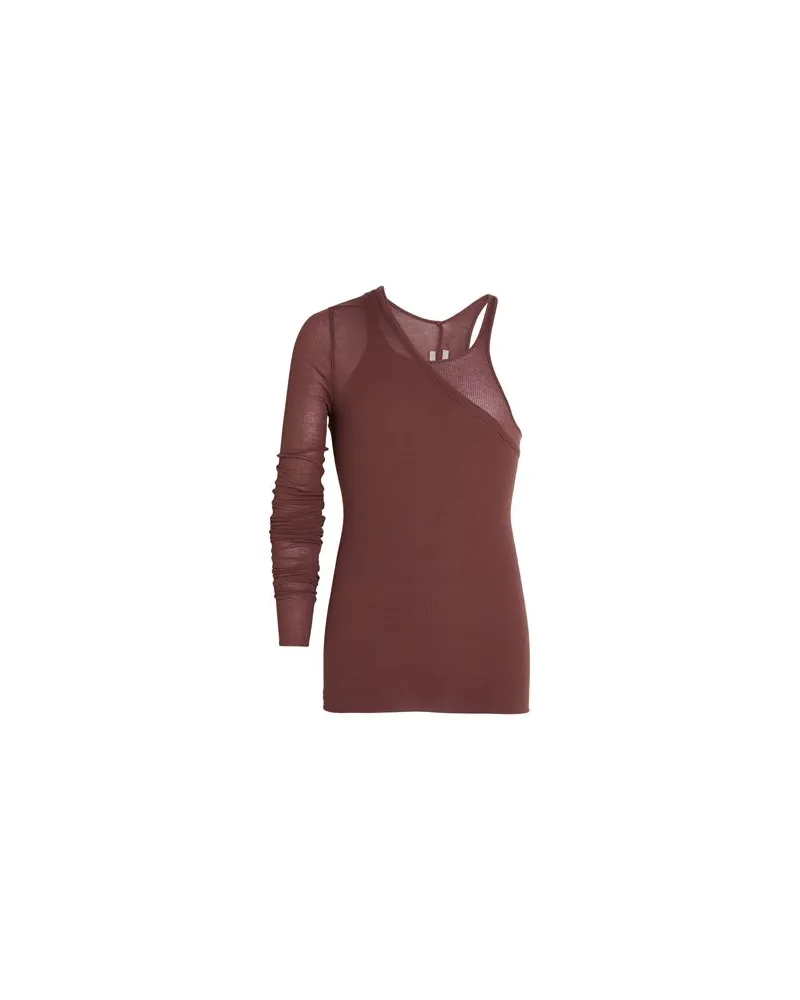 Rick Owens TOPS - T-shirtsauf YOOX.COM Braun