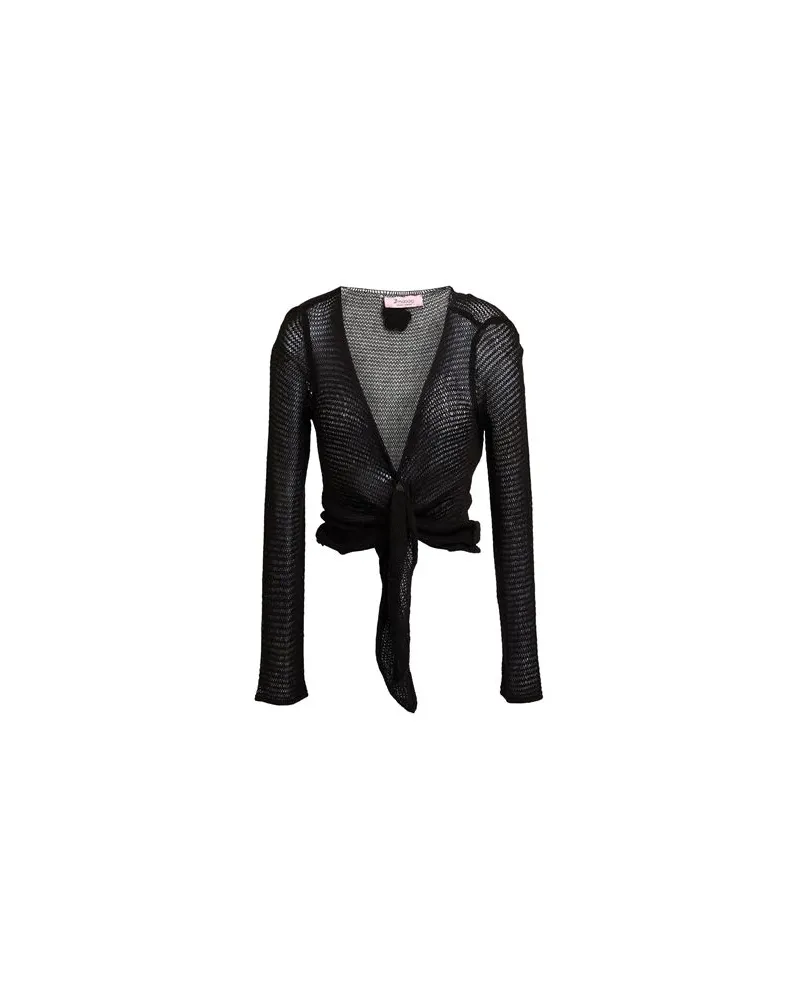 Maria Grazia Severi STRICKWAREN - Strickjackenauf YOOX.COM Schwarz
