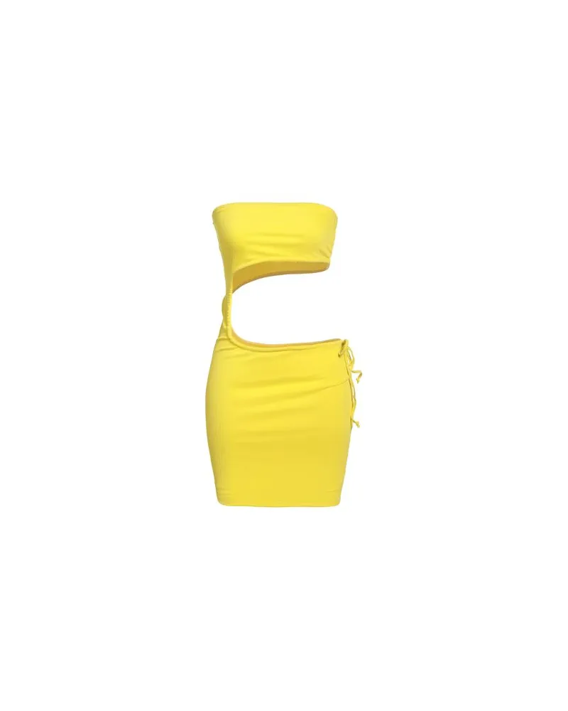 Frankies Bikinis KLEIDER - Mini-Kleiderauf YOOX.COM Gelb