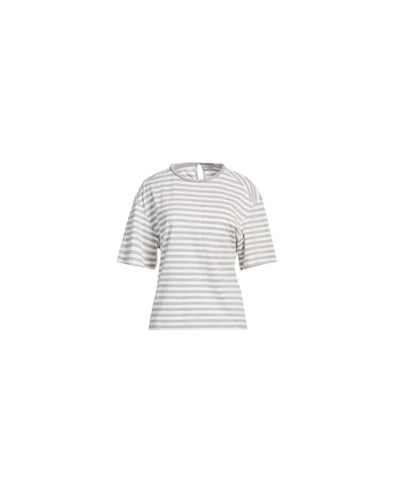 Brunello Cucinelli TOPS - T-shirtsauf YOOX.COM Grau