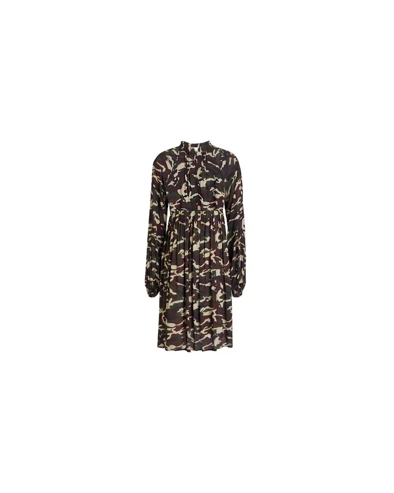 Semicouture KLEIDER - Mini-Kleiderauf YOOX.COM Dunkelgrün