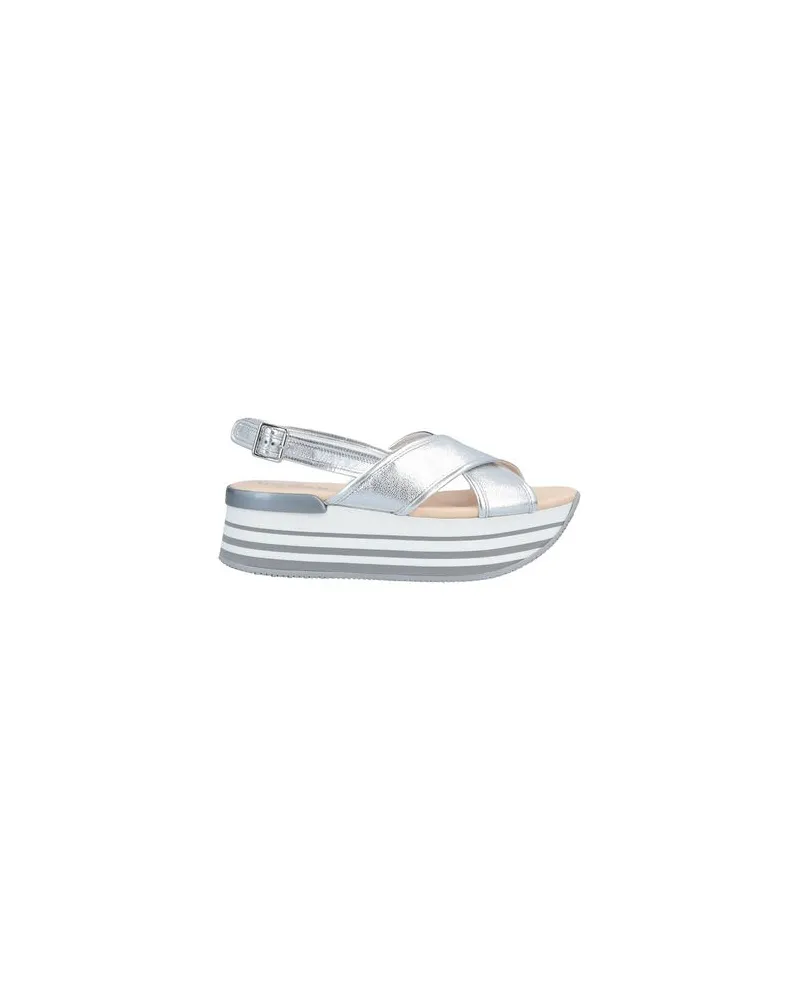 Hogan SCHUHE - Sandalenauf YOOX.COM Silber