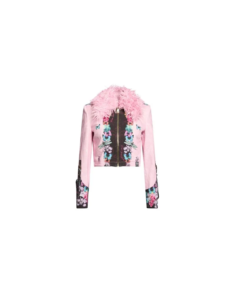 Versace Jeans JACKEN & MÄNTEL - Jeansjacken/Mäntelauf YOOX.COM Rosa