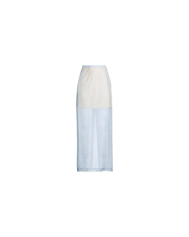 ALYSI CRÈME - HOSEN & RÖCKE - Maxi-Röckeauf YOOX.COM Himmelblau