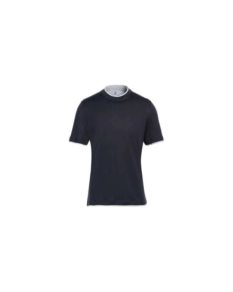 Brunello Cucinelli TOPS - T-shirtsauf YOOX.COM Nachtblau