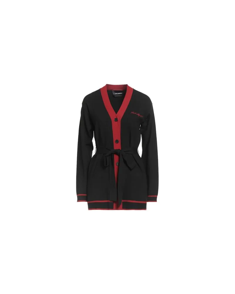Karl Lagerfeld STRICKWAREN - Strickjackenauf YOOX.COM Schwarz