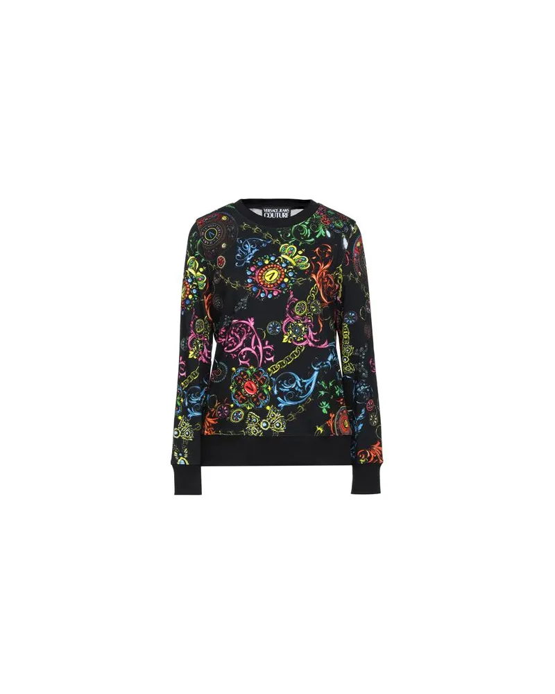 Versace Jeans TOPS - Sweatshirtsauf YOOX.COM Schwarz