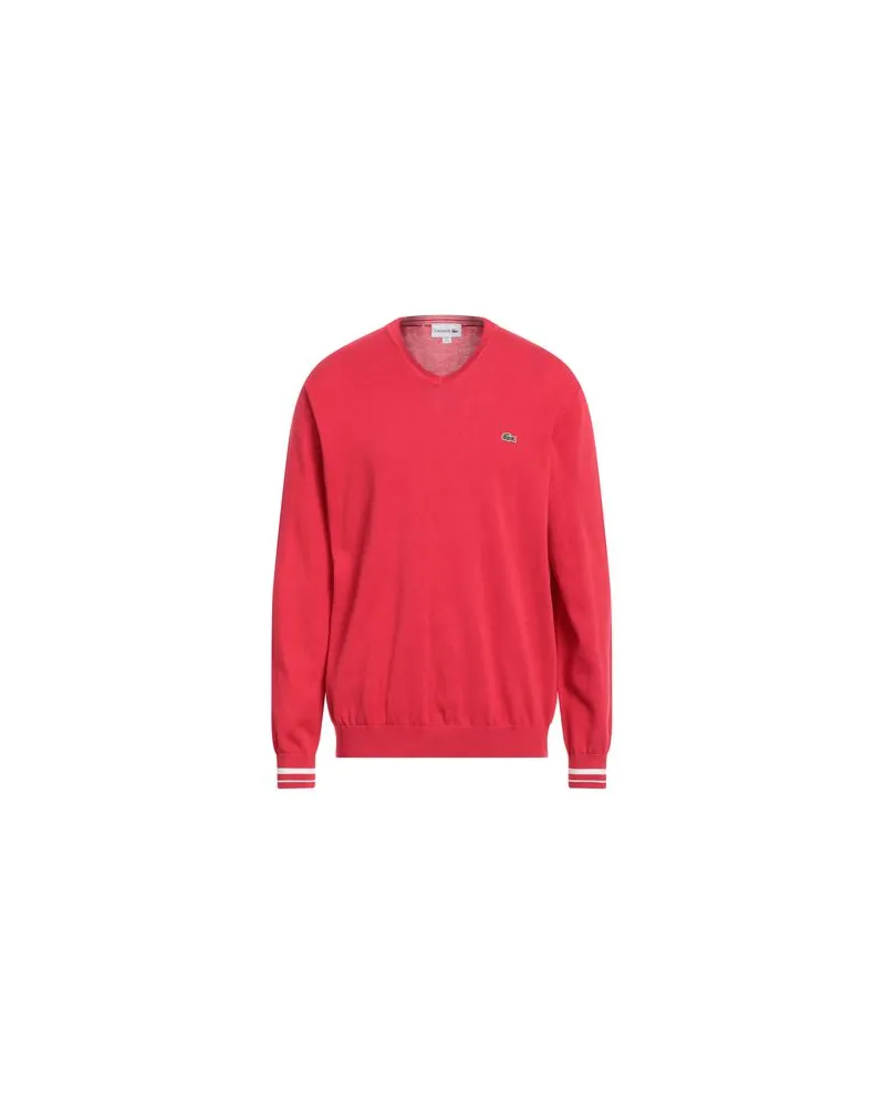 Lacoste STRICKWAREN - Pulloverauf YOOX.COM Rot