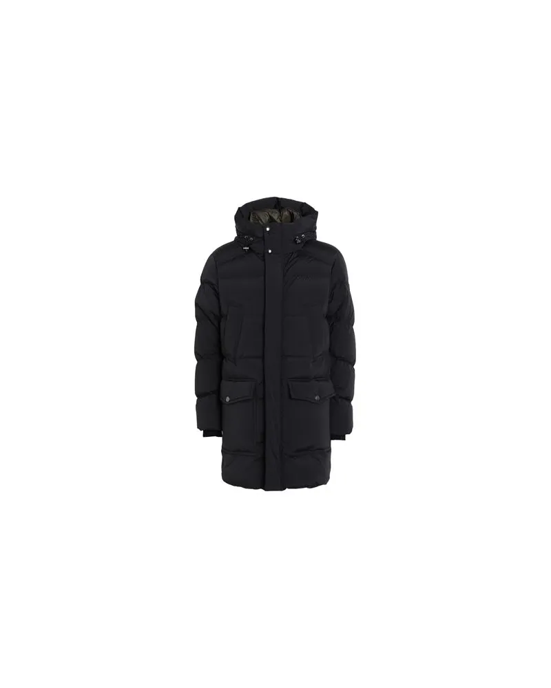Woolrich PREMIUM DOWN PARKA   - JACKEN & MÄNTEL - Pufferjacken & Daunenjackenauf YOOX.COM Schwarz
