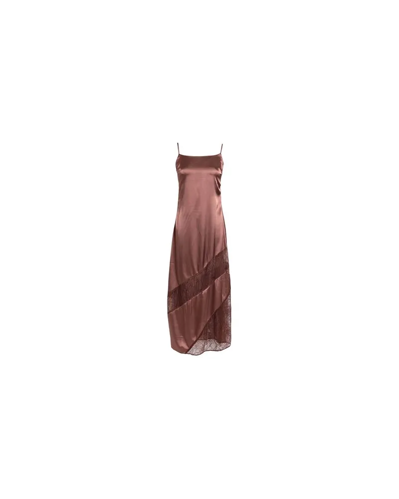 Topshop KLEIDER - Maxi-Kleiderauf YOOX.COM Braun