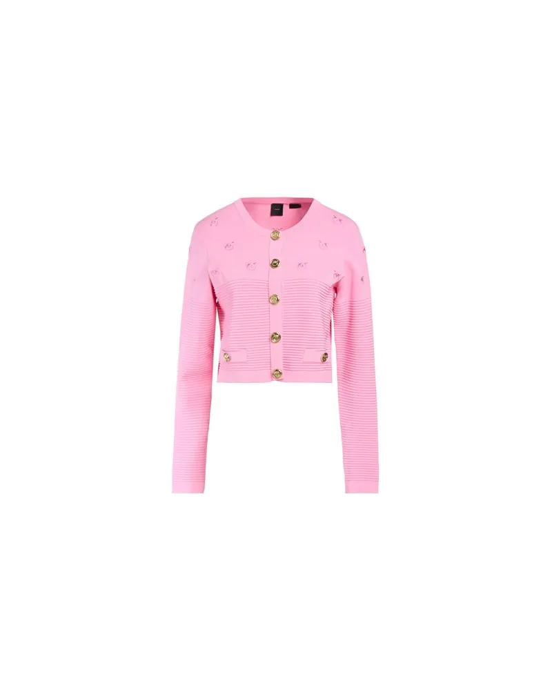 Pinko STRICKWAREN - Strickjackenauf YOOX.COM Rosa